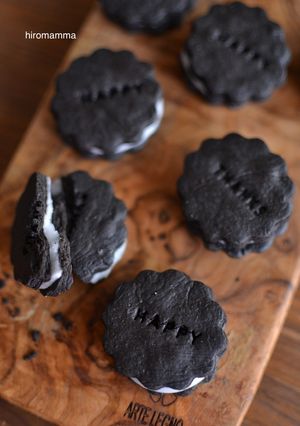 オレオ風ブラックココアクッキー-レシピのメイン写真