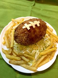 スコッチエッグでラグビーボール-レシピのメイン写真