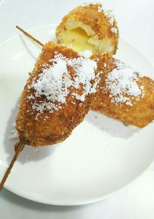 ホットケーキMIXでチーズハットグ-レシピのメイン写真