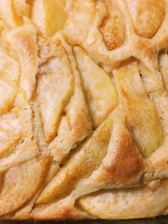 簡単!完熟桃を使ったケーキ-レシピのメイン写真
