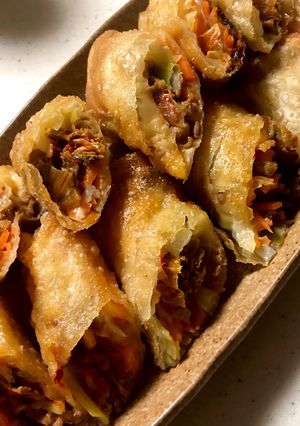 豚キムチーズ春巻き-レシピのメイン写真
