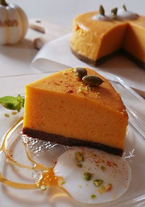 かぼちゃチーズケーキ-レシピのメイン写真