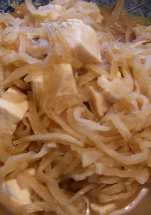 大根切干と豆腐の煮物-レシピのメイン写真