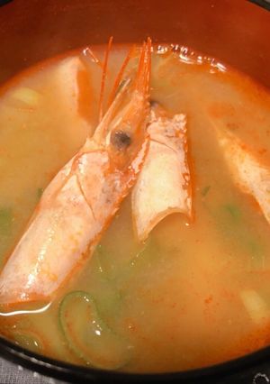 最高の旨味☆赤エビの味噌汁♪-レシピのメイン写真