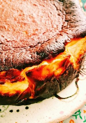 低糖質で罪悪感ゼロのバスクチーズケーキ-レシピのメイン写真
