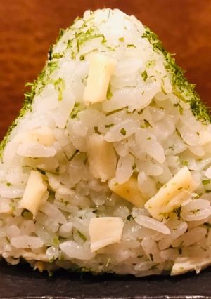 さきいかを消費!さきいかと青海苔のお結び-レシピのメイン写真