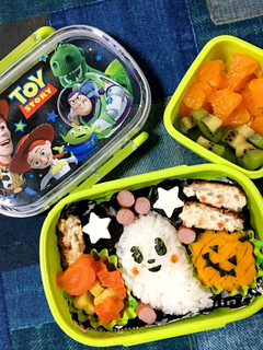 保育園 ハロウィン弁当 おばけミッキー-レシピのメイン写真