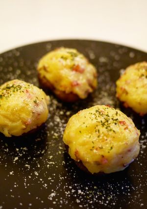 椎茸の香味ポテト乗せ-レシピのメイン写真