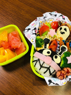 保育園 ハロウィン弁当 バイキンマン-レシピのメイン写真
