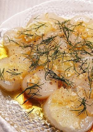 ホタテ/ライム/ディル/醤油/オリーブ油-レシピのメイン写真
