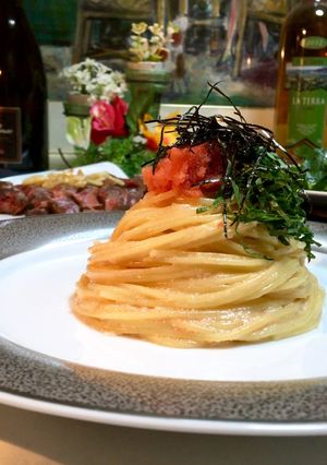 隠し味が決め手の明太子クリームパスタ♡-レシピのメイン写真