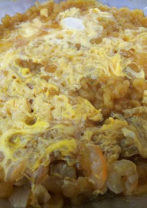 簡単美味・揚げない海老玉子天丼-レシピのメイン写真