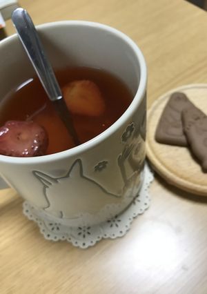 レモンシロップで簡単フルーツティー-レシピのメイン写真