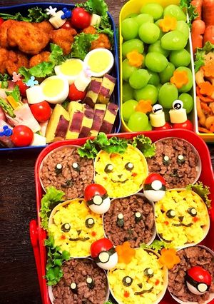 2019 運動会 お弁当 ピカチュー-レシピのメイン写真