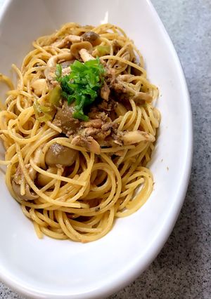 しめじと鰯の醤油バター風味-レシピのメイン写真