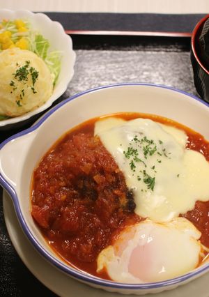 再現！松屋のうまトマチーズハンバーグ♪-レシピのメイン写真