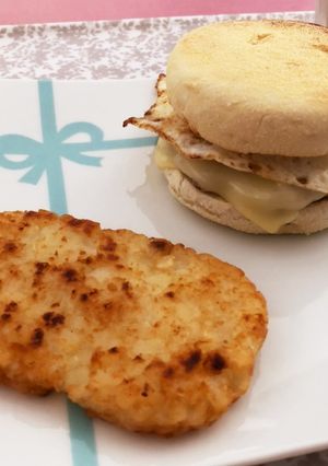 マック風♪ソーセージエッグマフィン-レシピのメイン写真