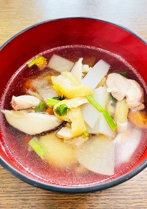 お雑煮（山形の内陸地方仕立て）-レシピのメイン写真