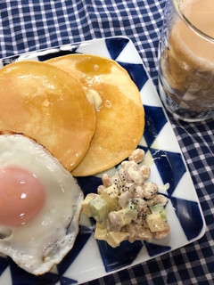豆乳でパンケーキ-レシピのメイン写真