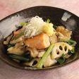 秋鮭と蓮根のきのこあんかけ
