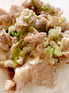 ねぎ塩豚丼-レシピのメイン写真