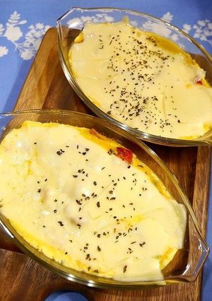 簡単！焼かない☆野菜ふわたまチーズ-レシピのメイン写真