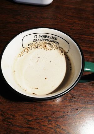 ほうじ茶ミルクラテ-レシピのメイン写真
