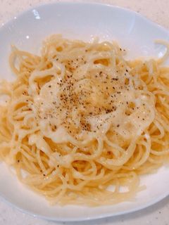 レンジで簡単、蒸し麺でチーズパスタ-レシピのメイン写真