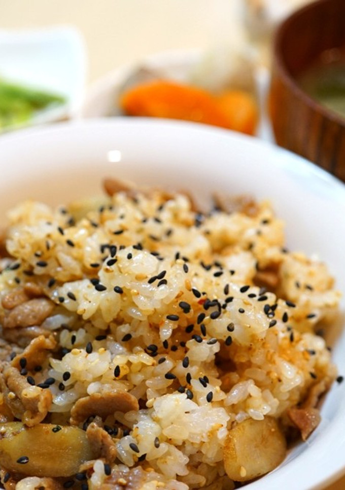 豚肉とごぼうの混ぜごはん☆-レシピのメイン写真