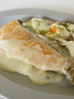 簡単♪鮭と白菜のクリーム煮-レシピのメイン写真