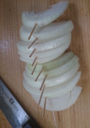 玉ねぎフライの玉ねぎの簡単な切り方！-レシピのメイン写真