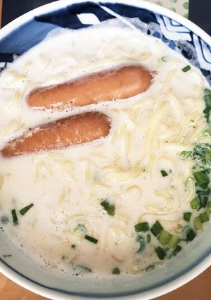袋麺で作る！牛乳ラーメン！-レシピのメイン写真