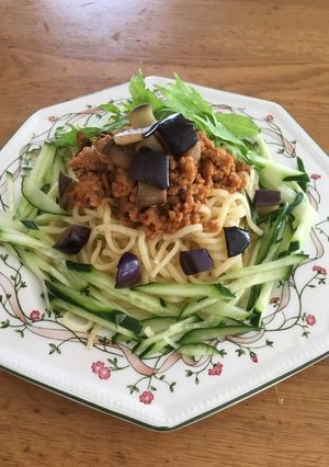 ナスとひき肉deピリ辛☆冷やし麺-レシピのメイン写真