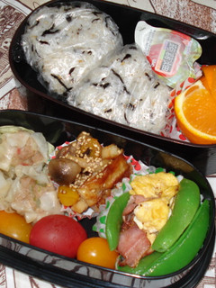 お弁当♪スナップえんどうのチーズ卵炒め-レシピのメイン写真