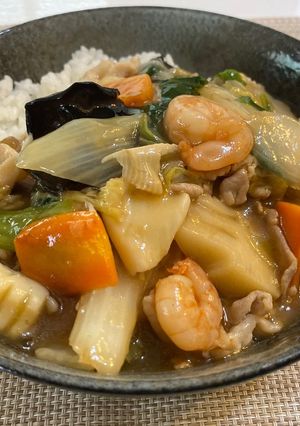 簡単なのに絶品☆具だくさんの中華丼-レシピのメイン写真