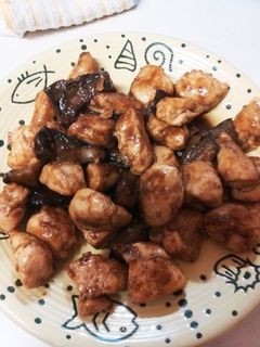 ささみとなすのポン酢しょうが焼き-レシピのメイン写真