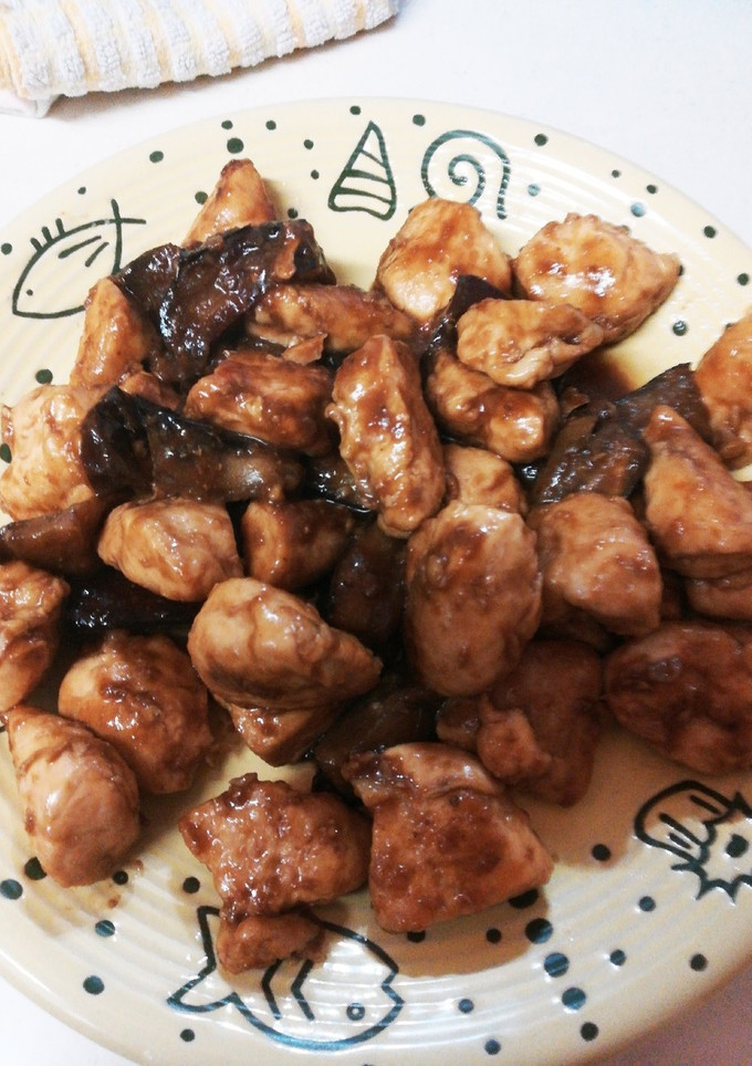 ささみとなすのポン酢しょうが焼き-レシピのメイン写真