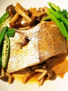 鯛の酒蒸し 醤油バター風味、簡単-レシピのメイン写真