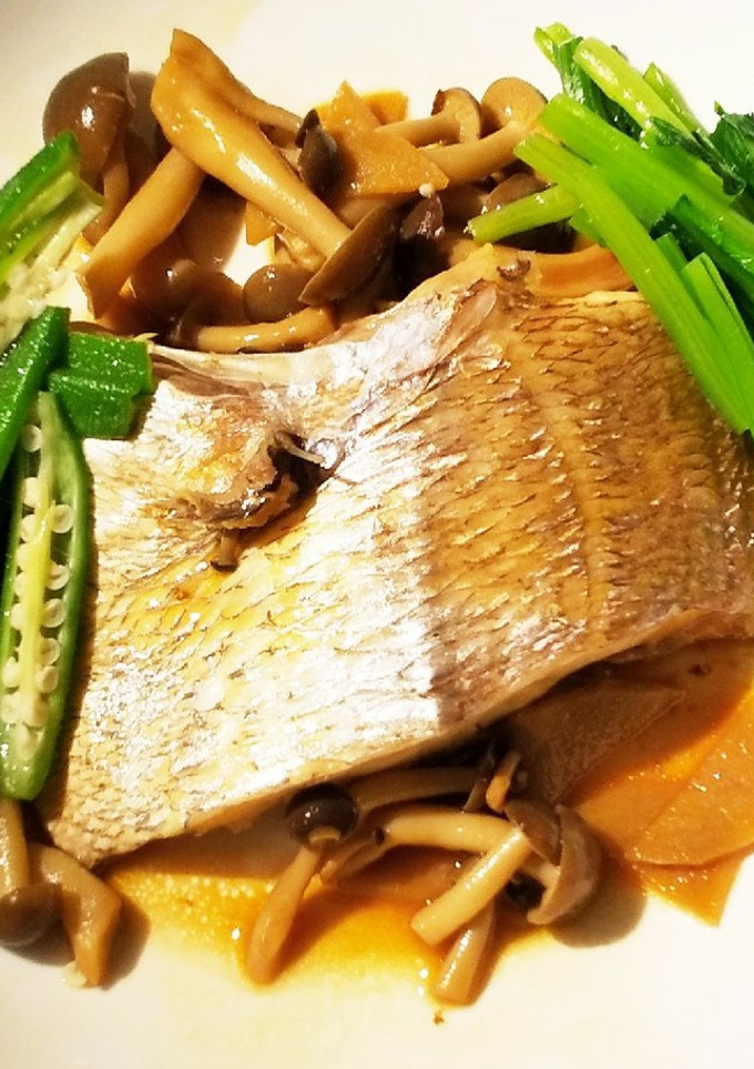 鯛の酒蒸し 醤油バター風味、簡単-レシピのメイン写真