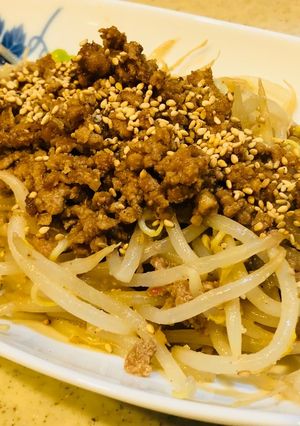 坦々肉味噌もやし-レシピのメイン写真