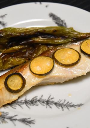 ヒラマサのすだち塩こうじ焼き-レシピのメイン写真
