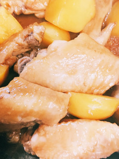 手羽先とジャガイモの照り煮-レシピのメイン写真