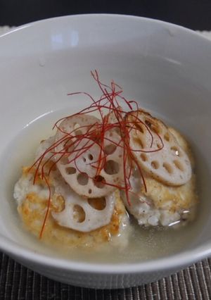 レンコン団子の餡掛け-レシピのメイン写真