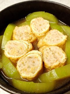 鶏ひき肉の油揚げ巻き♪②コクの中華味-レシピのメイン写真