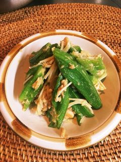 オクラの中華和え-レシピのメイン写真