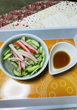 柿酢のところてん-レシピのメイン写真