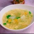 キャベツの芯で♪玉子ふわふわ簡単スープ