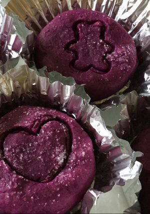 おやつ☺️紫芋のチーズ入りスイートポテト-レシピのメイン写真