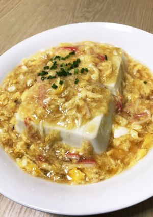 ふんわり卵あんかけ豆腐-レシピのメイン写真