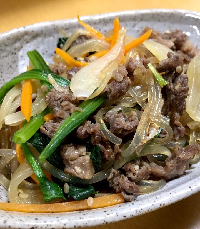 辛くない韓国料理 チャプチェ-レシピのメイン写真